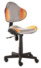Biroja krēsls Signal Meble Q-G2 Orange/Grey