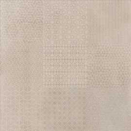 Akmens masės dekoruotos plytelės Linum Decor White, 75 x 75 cm