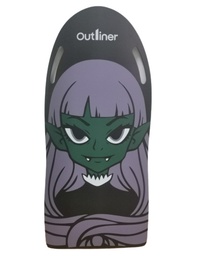 Sļūkšanas paliktnis Outliner Vampire, melna/violeta, 1016 mm x 586 mm
