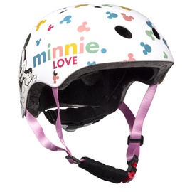 Шлемы велосипедиста детские Disney Minnie 9080, белый, 540 - 580 мм