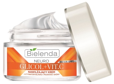 Veido kremas moterims Bielenda Neuro Glycol + Vit.C, 50 ml, 30+