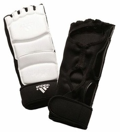 Защита голени и стопы Adidas Taekwondo, белый/черный, M
