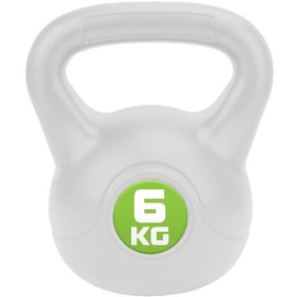 Meteor Bitumic Kettlebell Green/White 6kg