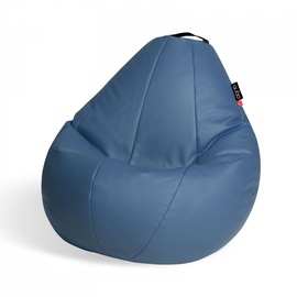 Кресло-мешок Comfort 90 Polia Soft Fit 1774, синий/темно-синий, 200 л