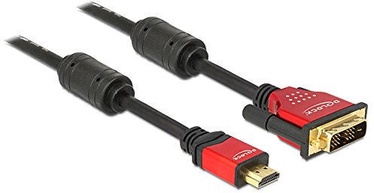 Vads Delock High Speed HDMI to DVI-D HDMI, DVI-D male, 3 m, melna