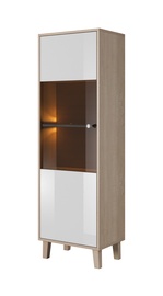 Idzczak Meble Sonata 01 1D Showcase Sonoma Oak/White