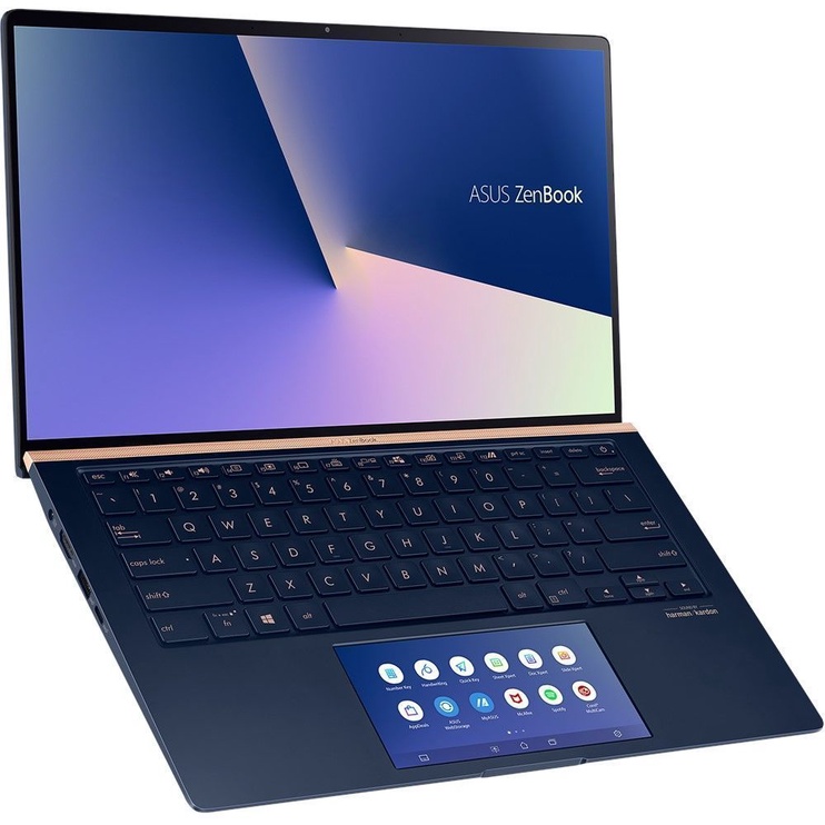 Portatīvais dators Asus Zenbook UX434FLC-A5177T, Intel® Core™ i7-10510U, 16 GB, 1 TB, 14 ", Nvidia GeForce MX250, zila