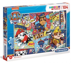 Puzle Clementoni SuperColor Paw Patrol 27261, 104 gab.