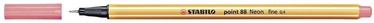 Stabilo Point 88 Fineliner 0.4mm Neon Red 88/040