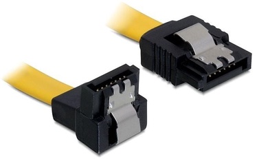 Провод Delock SATA/SATA SATA 7-pin male, SATA 7-pin male, 0.3 м, желтый