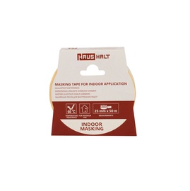 HausHalt Masking Tape For Indoor Application 25mm 50m
