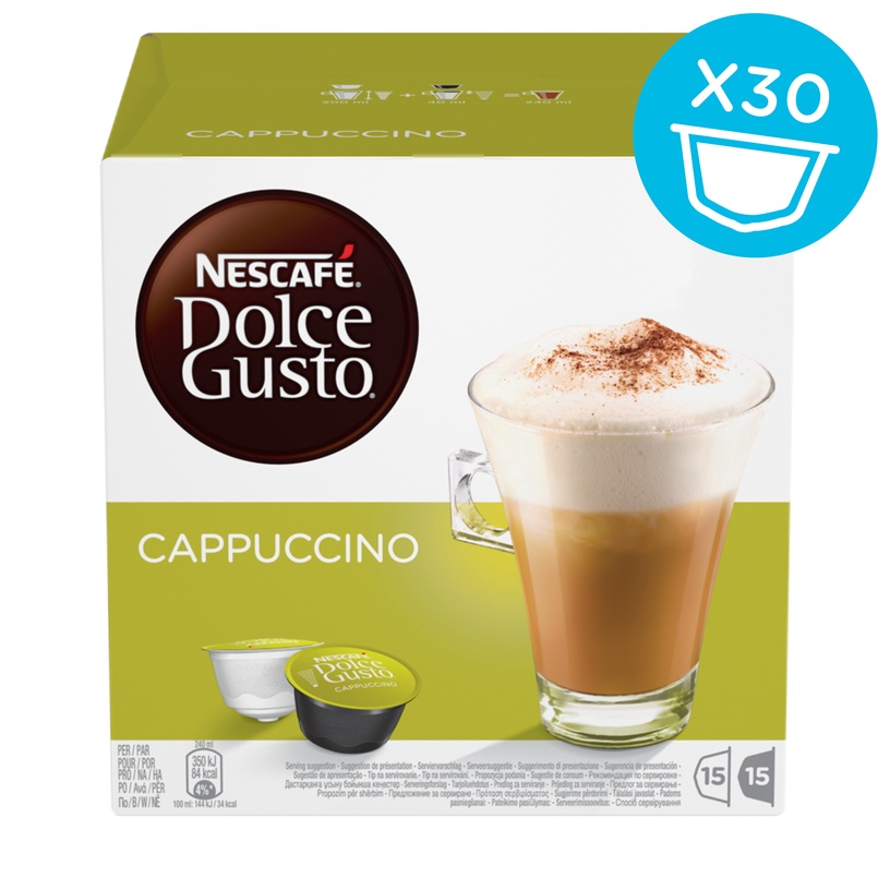 Kohvikapslid Dolce Gusto, 0.349 kg, 30 tk