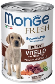 Monge Fresh Chunks Puppy With Veal & Vegetables 400g