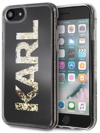 Karl Lagerfeld Karl Logo Glitter Back Case For Apple iPhone 7/8 Black