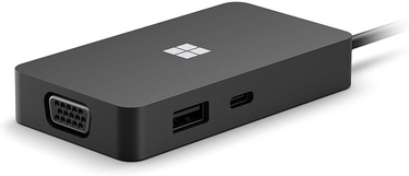 Dokstacija Microsoft Travel Hub USB-C (SWV-00003), melna