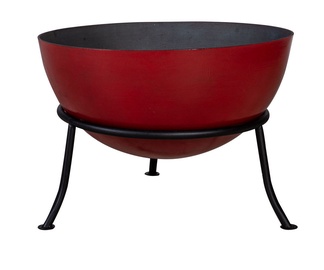 Home4you Warm Seeker Fire Pit D45x45cm Red