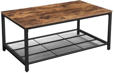 Kafijas galdiņš Songmics Antique, brūna/melna, 1060x600x450 mm