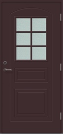 Дверь улица Viljandi Cello 6R, правосторонняя, коричневый, 209 x 99 x 6.2 см