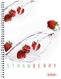 Herlitz Spiral Pad A4 Fresh Fruit Strawberry 11291671