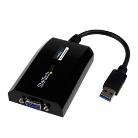 Adapter StarTech USB32VGAPRO, must, 0.016 m
