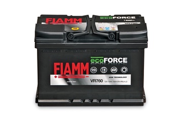 Akumuliatorius Fiamm Ecoforce, 70 Ah, 760 A, 12 V