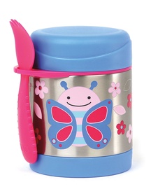 SkipHop Zoo Insulated Little Kid Food Jar Butterfly 252381