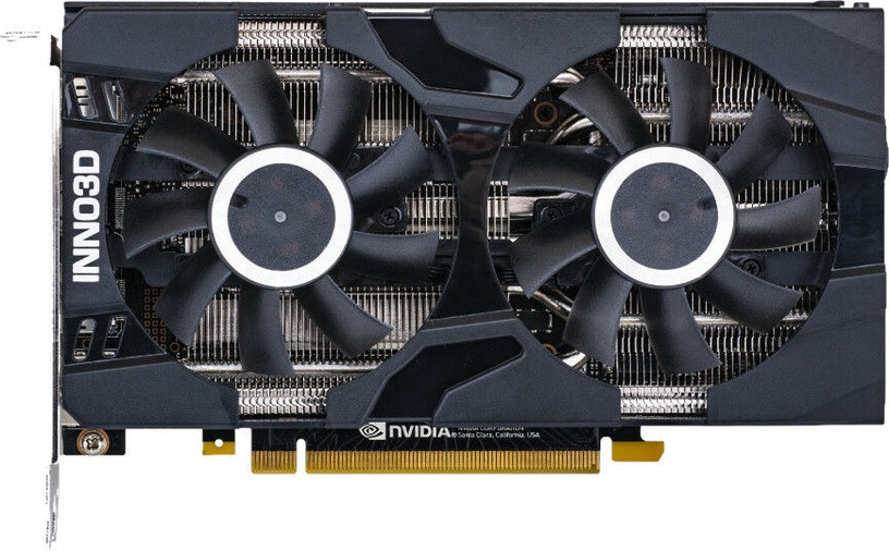 Vaizdo plokštė Inno3D GeForce RTX 2060 Twin X2 N20602-06D6-1710VA23, 6 GB, GDDR6