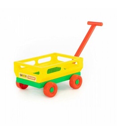 Veikala rotaļlietas, rati Wader-Polesie Trolley, dzeltena
