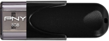 USB atmintinė PNY Attaché 4 Black, USB 2.0, 8 GB