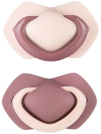 Canpol Babies Silicone Symmetrical Soothers Pure Color 2pcs 18+m 22/646_pin