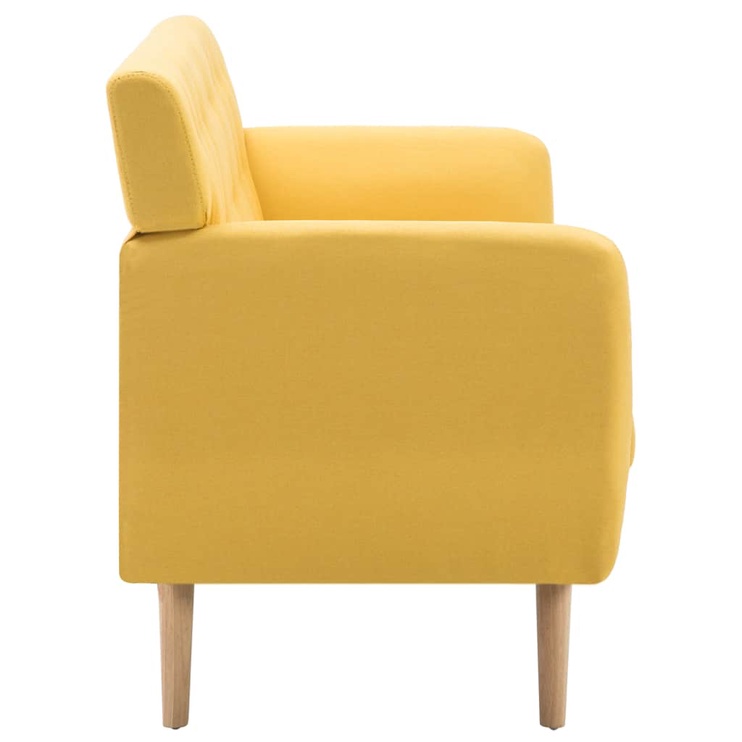 Диван VLX 3-Seater Sofa Fabric Upholstery, желтый, 70 x 172 см x 82 см