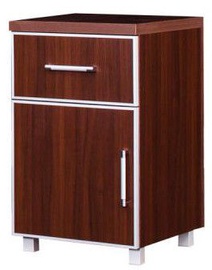 Bodzio Nightstand 76x45x48cm Walnut