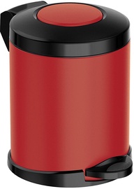 Meliconi Opera Waste Bin Matt Red 5l