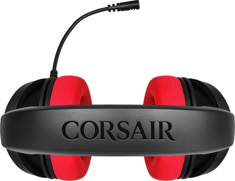 Проводная игровая гарнитура Corsair HS35, красный