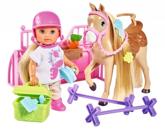 Simba Evi Love Holiday Doll With Horse 105733274038
