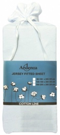 Voodilina Ardenza Jersey, valge, 140 x 200 cm, kummiga