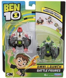 Playmates Toys Ben 10 Omni-Launch Battle Figures Refill Four Arms & Wildvine 76637