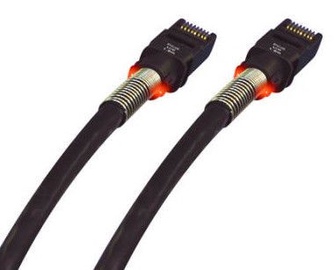Patchsee Network Cable CAT 6 FTP RJ45 Black 7.9m