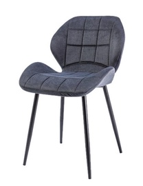 Стул для столовой Signal Meble Hals Black/Graphite, 1 шт.