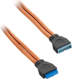 CableMod ModFlex Internal USB 3.0 Extension 0.5m Orange