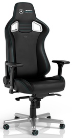 Spēļu krēsls Noblechairs Epic Mercedes-AMG Petronas F1 Team, 46 x 57 x 127 - 137 cm, melna
