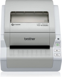 Принтер этикеток Brother TD-4100N, 1800 г, белый