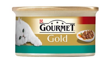 Kaķu barība Gourmet Gold ar lasi 85g