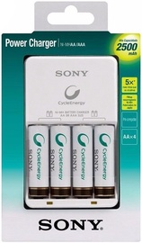Sony Charger + Battery 2500mAh AA x 4