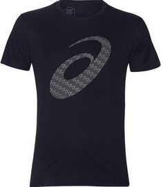 Asics Silver Graphic Short Sleeve T-Shirt 2011A328 001 Black S