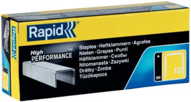 Rapid Finewire 13/8mm Yellow Staples 5000pcs