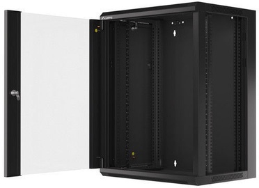 Lanberg Wall-Mounted Rack 19'' 15U 570x450mm Black