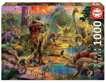 Educa Borras Puzzle Land Of Dinosaurs 1000pcs
