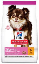 Сухой корм для собак Hill's Science Plan Canine Adult Light Small & Mini, курица, 6 кг