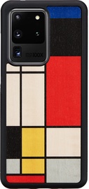 Чехол для телефона Man&Wood Case for Galaxy S20 Ultra Mondrian Wood, Samsung Galaxy S20 Ultra, черный
